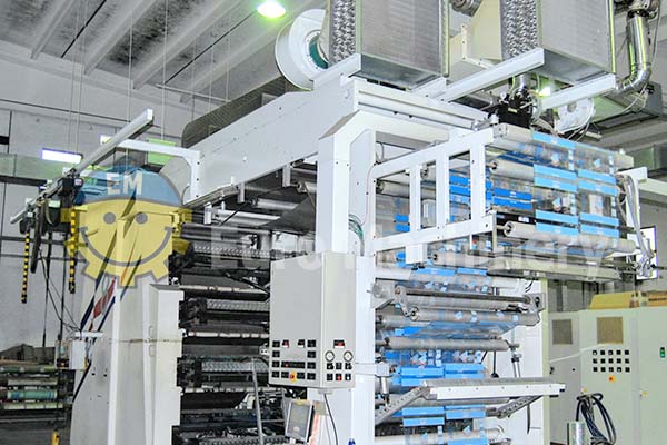 China 4 Colors Plastic Film Flexo Printing Machine Ws884 500gj China Flexography Printing Machine Flexo Printer
