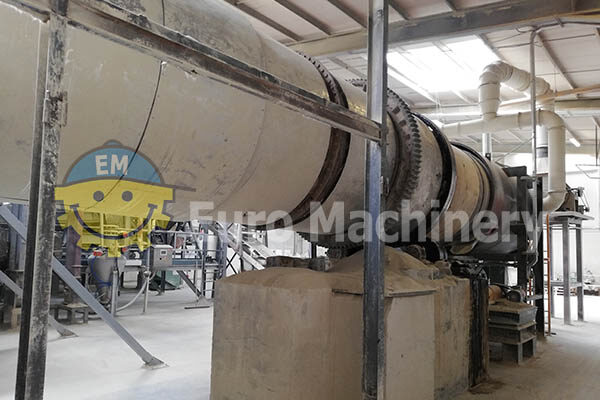 Industrial rotary dryer