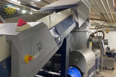 Plastic pellet making machine INTAREMA 1108 TVEplus with double degassing and laser continuous filter.