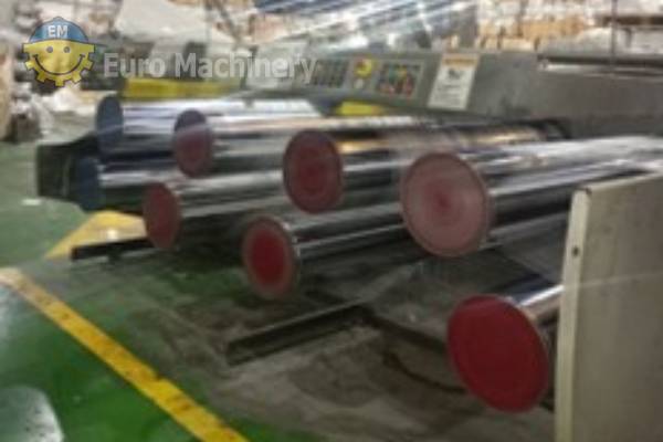 Extrusion line for tapes Starlinger Starex with twin winder